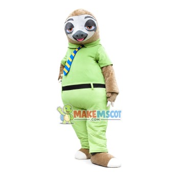 Three-toed Sloth Civil Servant Mascot Costume