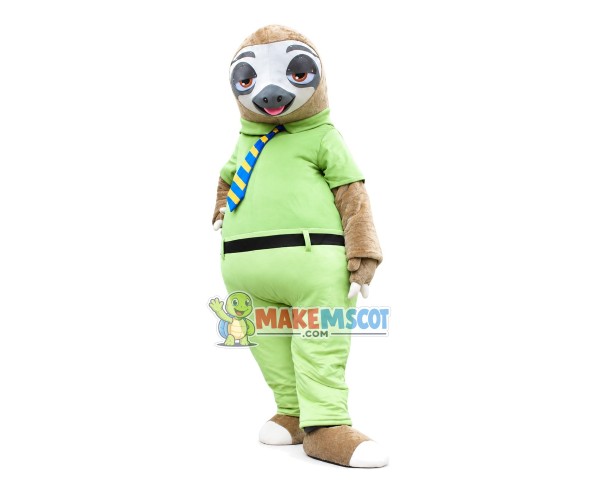 Three-toed Sloth Civil Servant Mascot Costume Three-toed Sloth Civil Servant Mascot Costume