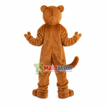 Forceful Power Tiger Mascot Costume Forceful Power Tiger Mascot Costume