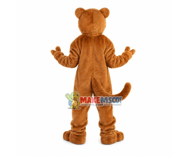 Forceful Power Tiger Mascot Costume Forceful Power Tiger Mascot Costume