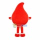 Red Water Drop Mascot Cartoon Costume Red Water Drop Mascot Cartoon Costume