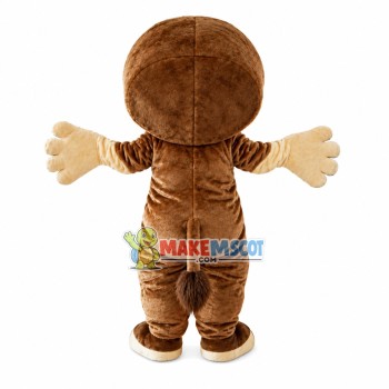 Cheerful Lion With Thick Mane Mascot Costume Cheerful Lion With Thick Mane Mascot Costume