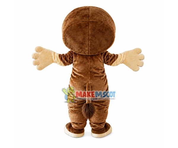Cheerful Lion With Thick Mane Mascot Costume Cheerful Lion With Thick Mane Mascot Costume