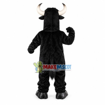 Whole Black Bull Mascot Costume