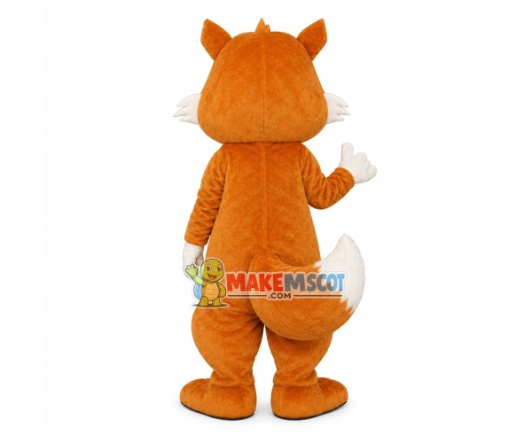 Blue Eyes Squirrel Adult Mascot Costume Blue Eyes Squirrel Adult Mascot Costume