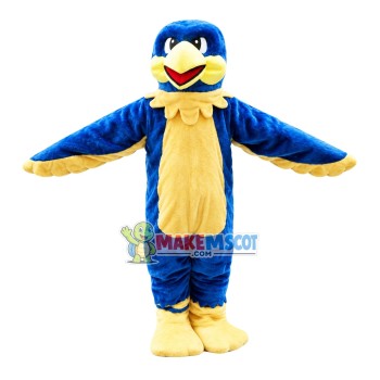 Flying Blue & Yellow Bird Mascot Costume Flying Blue & Yellow Bird Mascot Costume