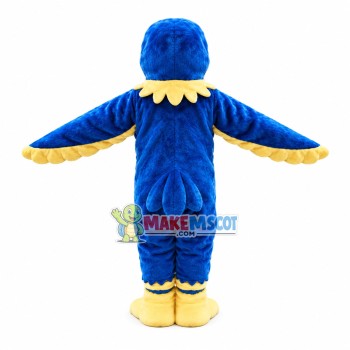 Flying Blue & Yellow Bird Mascot Costume