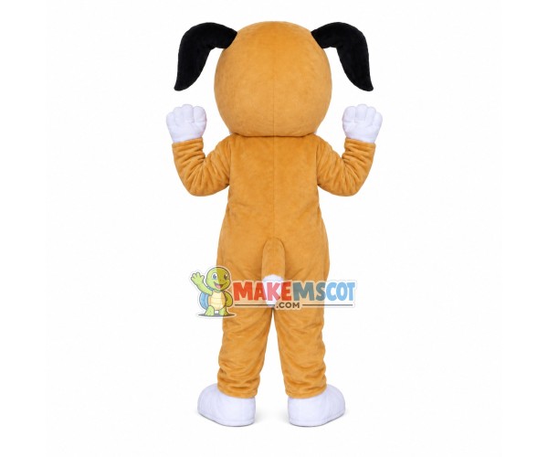 Brown Cute Puppy Mascot Costume Brown Cute Puppy Mascot Costume