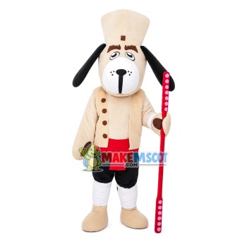 Respectable Dog Elder Mascot Costume