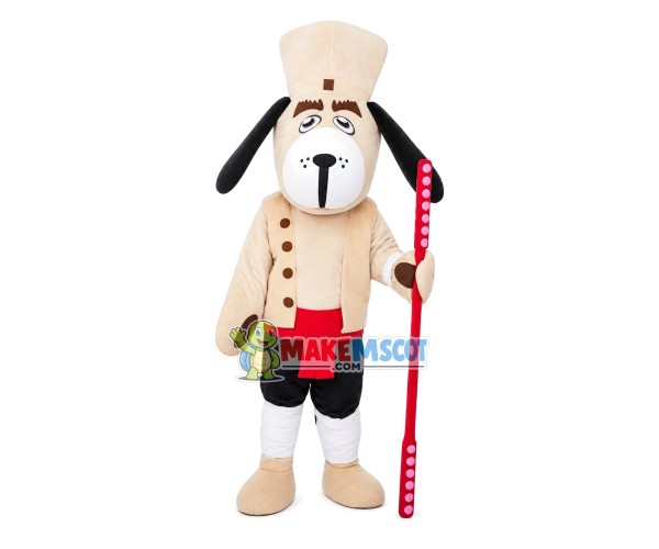 Respectable Dog Elder Mascot Costume Respectable Dog Elder Mascot Costume