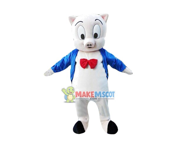 Big Eyes Pig Brother Mascot Costume Big Eyes Pig Brother Mascot Costume