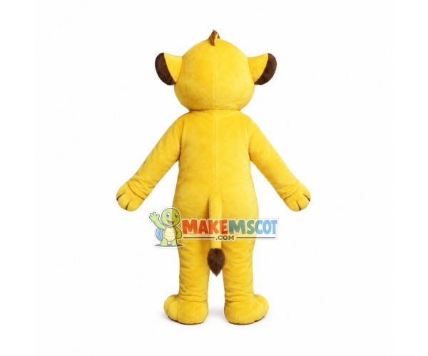 Lion King Simba Cartoon Mascot Costume