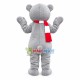Gray Soft Bear Mascot Costume Gray Soft Bear Mascot Costume