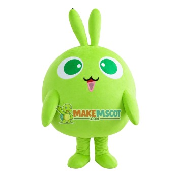Lovely Green Doll Mascot Costume for Adult
