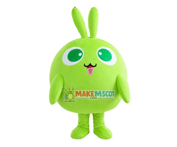 Lovely Green Doll Mascot Costume for Adult Lovely Green Doll Mascot Costume for Adult
