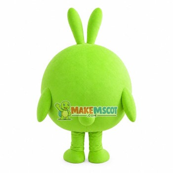 Lovely Green Doll Mascot Costume for Adult Lovely Green Doll Mascot Costume for Adult
