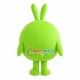 Lovely Green Doll Mascot Costume for Adult Lovely Green Doll Mascot Costume for Adult
