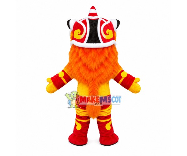 Chinese Traditional Lion Dance Outfit Mascot Costume Chinese Traditional Lion Dance Outfit Mascot Costume