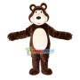 Plush Misha Bear Mascot Cartoon Costume