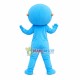 Light Blue Shield Doll Mascot Costume Light Blue Shield Doll Mascot Costume