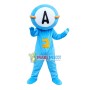 Light Blue Shield Doll Mascot Costume