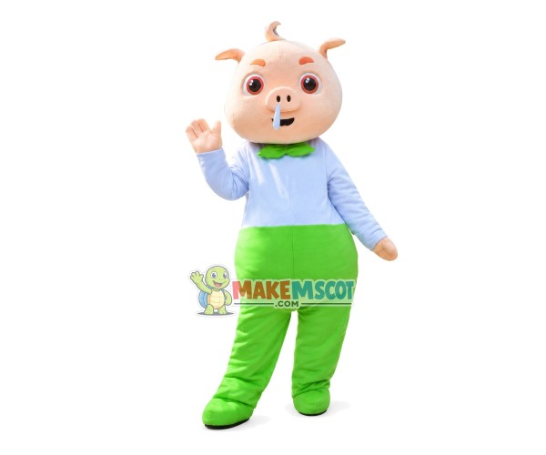 Snot Pig Cartoon Mascot Costume