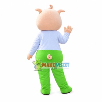 Snot Pig Cartoon Mascot Costume