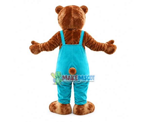 Amicable Brown Bear Mascot Adult Costume