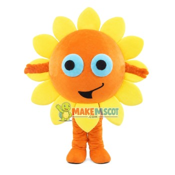 Vigorous Sunflower Cartoon Mascot Costume Vigorous Sunflower Cartoon Mascot Costume