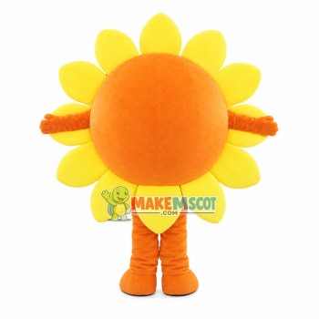 Vigorous Sunflower Cartoon Mascot Costume Vigorous Sunflower Cartoon Mascot Costume