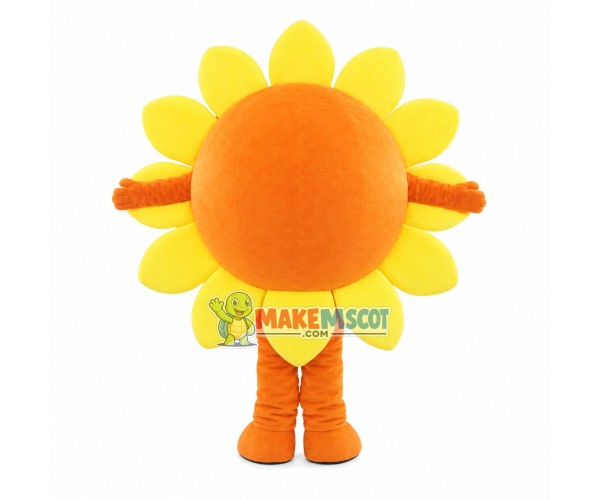 Vigorous Sunflower Cartoon Mascot Costume Vigorous Sunflower Cartoon Mascot Costume