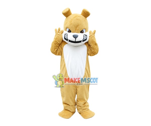 Frightening Big Bulldog Mascot Costume