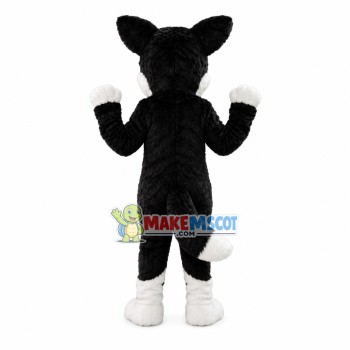 Frank Black & White Dog Mascot Costume