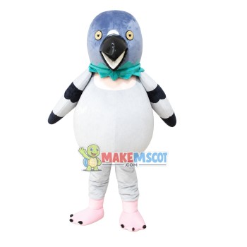 Bird With Blue Head Mascot Costume