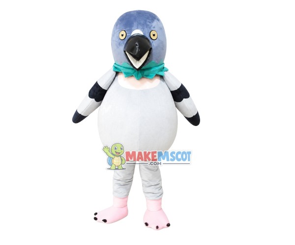 Bird With Blue Head Mascot Costume