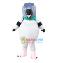 Bird With Blue Head Mascot Costume