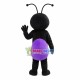 Pleased Black Ant Mascot Costume Pleased Black Ant Mascot Costume
