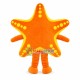 Starfish With Big Glasses Mascot Costume Starfish With Big Glasses Mascot Costume