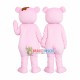 Friendly Pig Brothers Mascot Costume Friendly Pig Brothers Mascot Costume
