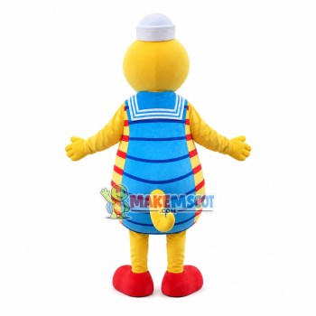 Striped Hippocampus Mascot Costume Striped Hippocampus Mascot Costume