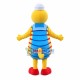 Striped Hippocampus Mascot Costume Striped Hippocampus Mascot Costume
