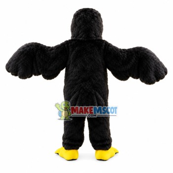 Spreading Wings Hairy Eagle Mascot Costume