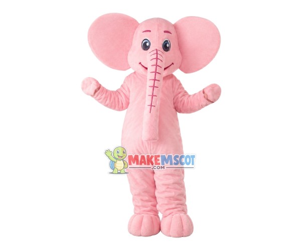 Jolly Young Elephant Mascot Costume Jolly Young Elephant Mascot Costume