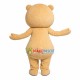 Simple Khaki Bear Mascot Costume