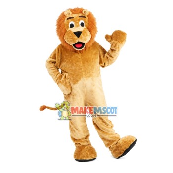 Walking Casual Lion Mascot Costume Walking Casual Lion Mascot Costume