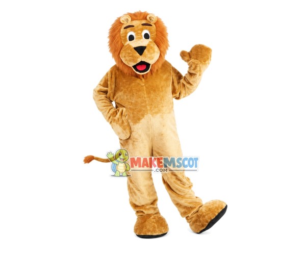 Walking Casual Lion Mascot Costume Walking Casual Lion Mascot Costume