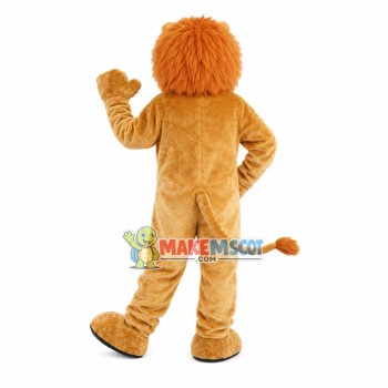 Walking Casual Lion Mascot Costume
