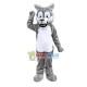Evil Gray Wolf Mascot Costume Evil Gray Wolf Mascot Costume