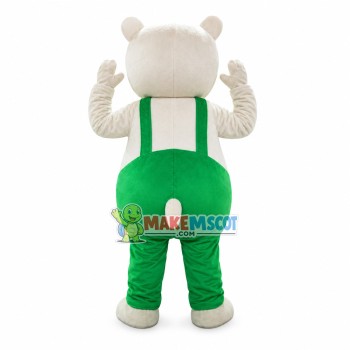 Hippo With Green Pants Mascot Costume Hippo With Green Pants Mascot Costume