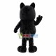 Small Black Dog Adult Mascot Costume Small Black Dog Adult Mascot Costume
